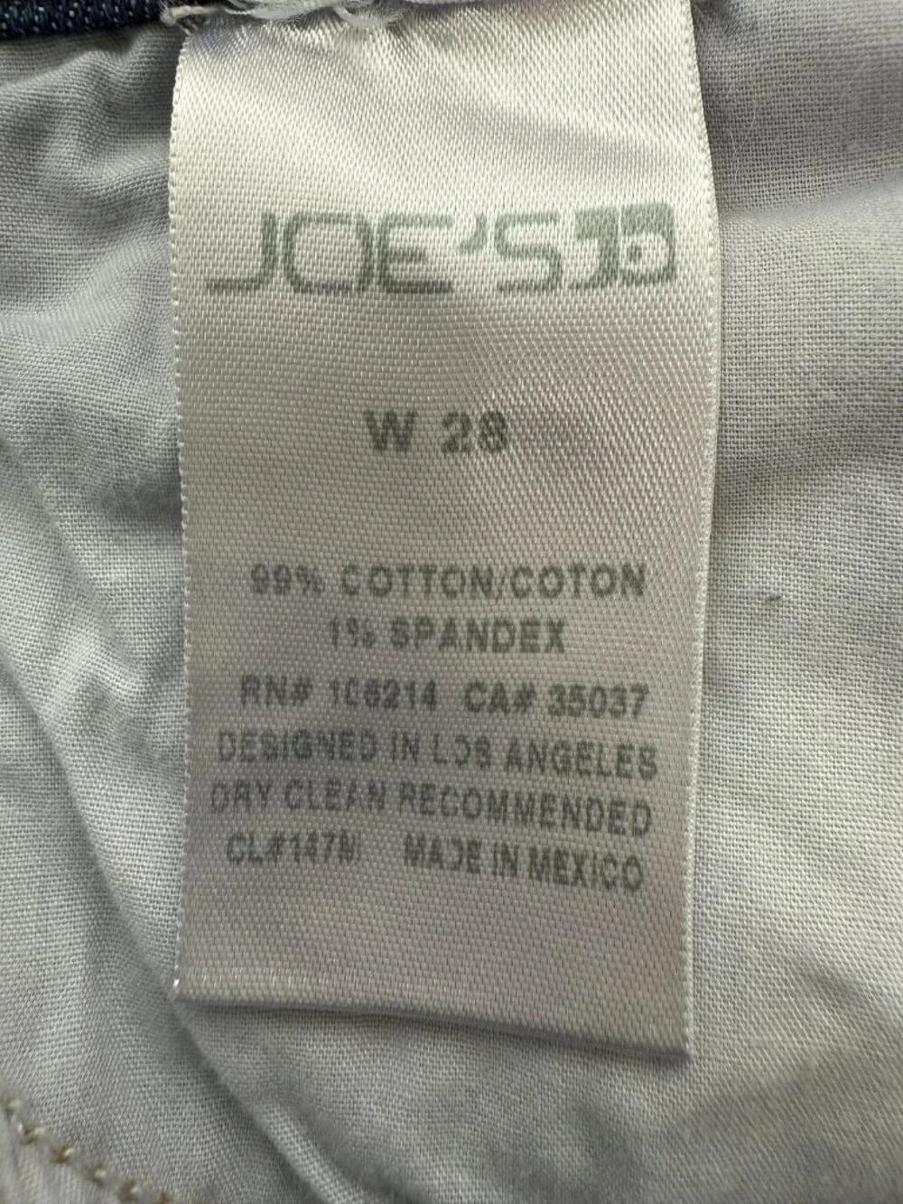 Joe's Jeans Geordie Bermuda Shorts Womens 28 Blue Stretch Coastal Preppy Summer